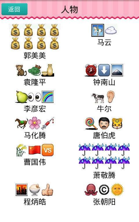 疯狂猜表情答案截图2