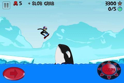 Stickman Snowboarder截图1